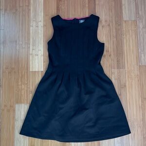 Vince Camuto Black Sleeveless A-Line Mini Dress